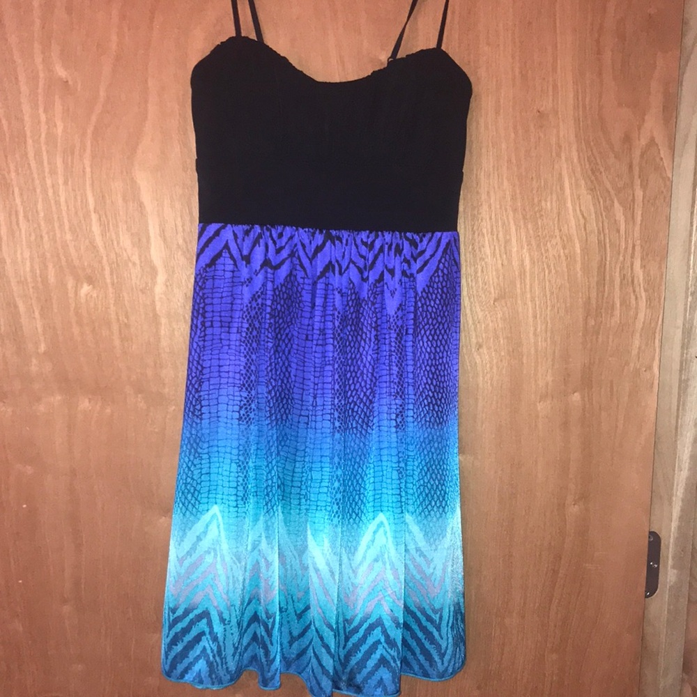 Blue Ombré empire waist summer dress Trixxi 💕